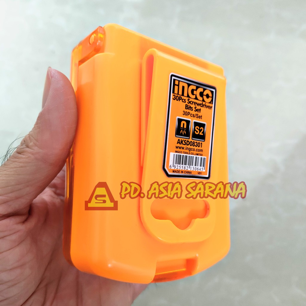Screwdriver Bit 30pcs Set INGCO AKSD08301 Mata Bor Obeng +- Bintang