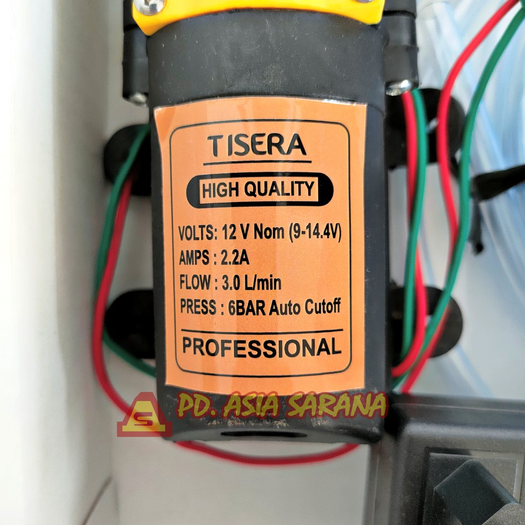 [70 Psi] Paket Mini Steam Cuci Motor DC 12v 2A Set / Mesin Stim Mobil