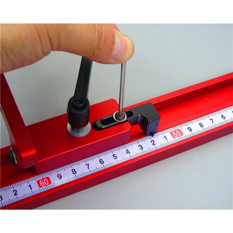 Meteran Tempel 2m Meter Tablesaw Miter Saw Track Bar Steel Ruler M0023 