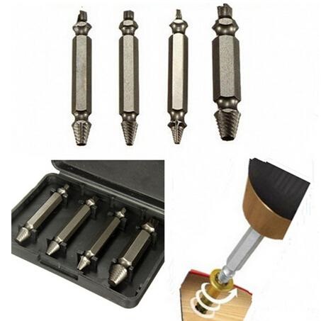 Mata Bor Perbaiki Baut Skrup Rusak 4pcs Set Screw Extractor Broken S2
