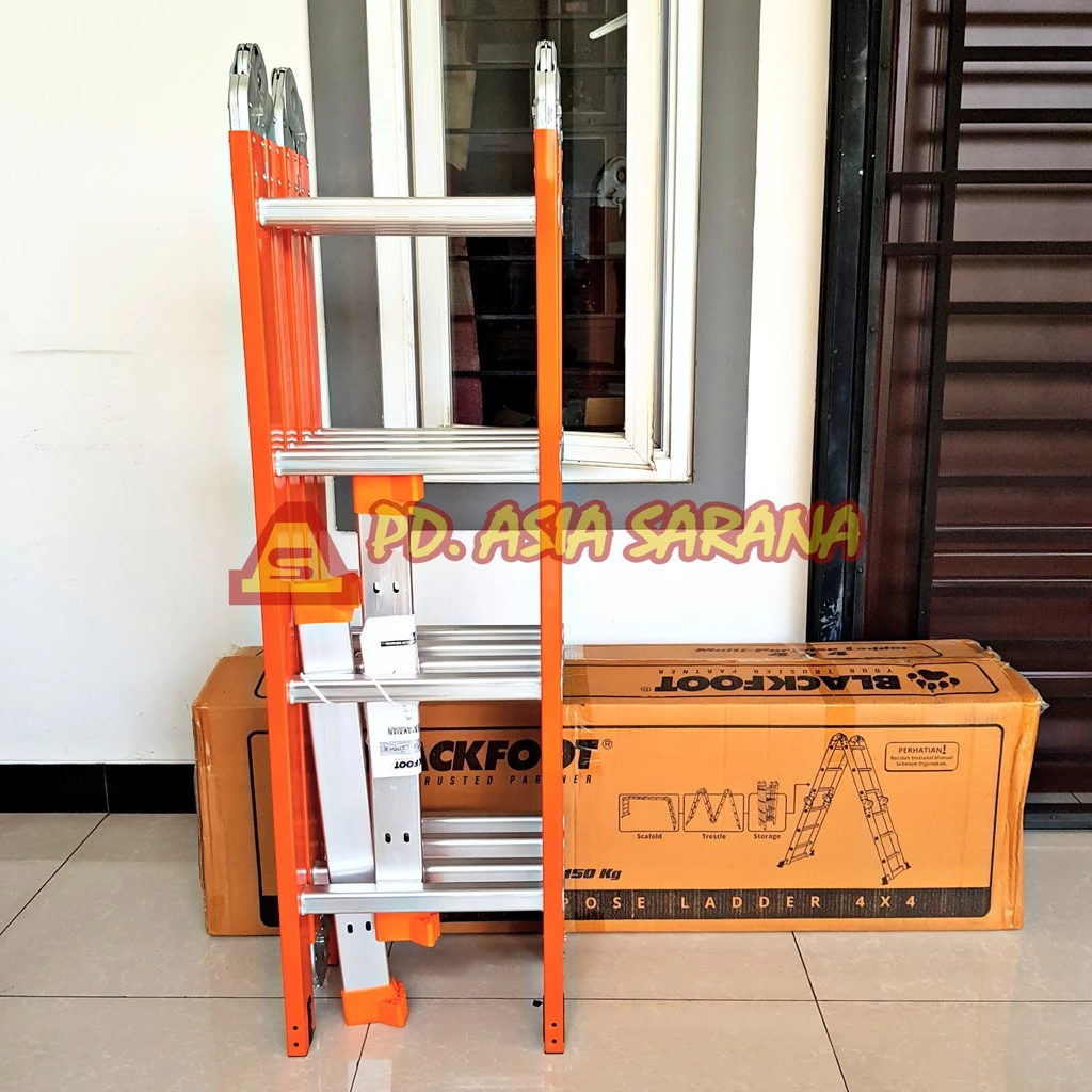 Tangga Lipat 4.6 Meter Multifungsi Blackfoot Multi Purpose Ladder 460