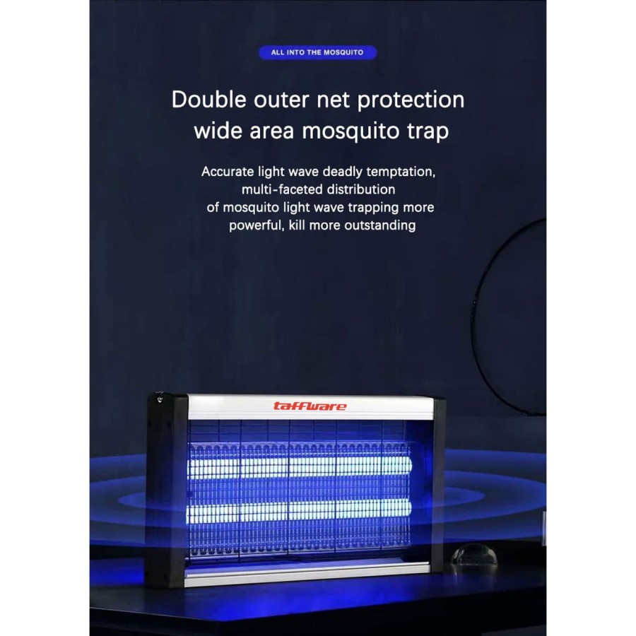 Perangkap Nyamuk 6W 40cm Lampu UV LED Anti Mosquito Bug Killer Watt A-91