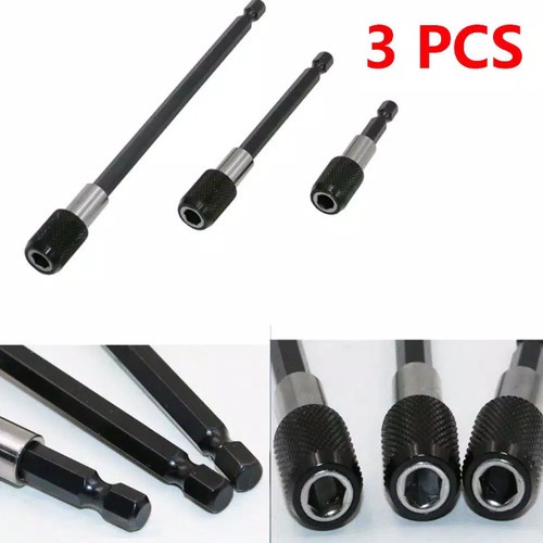 Adaptor Mata Obeng 3pcs set Panjang Extension Screwdriver Hex Bit Rod
