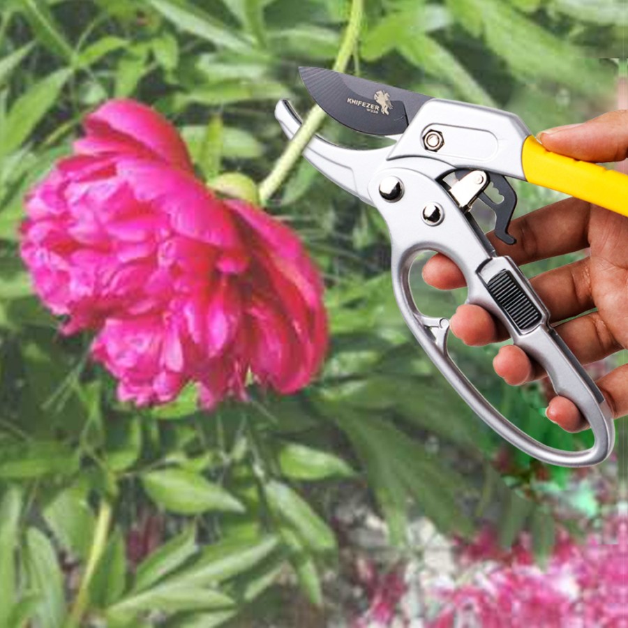 Gunting Dahan Ranting Batang Tanaman Bunga Knifezer Pruning Shear