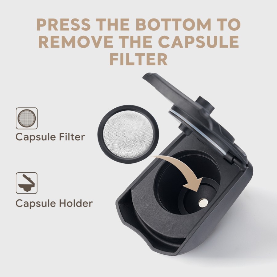 Adaptor Kapsul Kopi Bubuk Reusable Untuk Mesin Dolce Gusto Lumio Adapter PA66