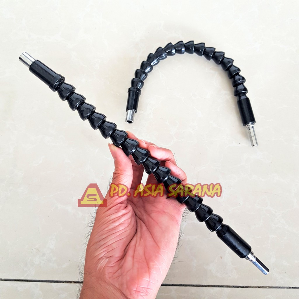 Selang Ekstensi Flexible Mesin Bor 1/4" Inch Obeng Cordless Drill HT