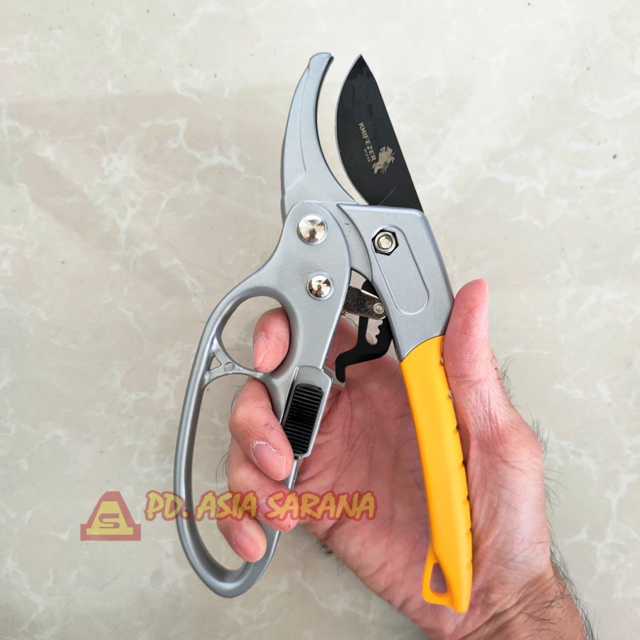 Gunting Dahan Ranting Batang Tanaman Bunga Knifezer Pruning Shear