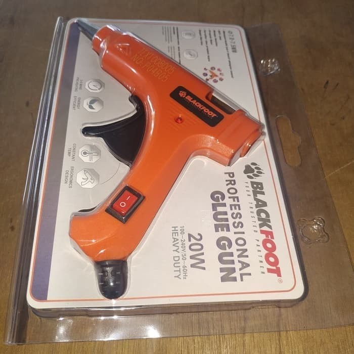 Mesin Lem Tembak Bakar 20w Blackfoot / Glue Gun Kecil 20 Watt