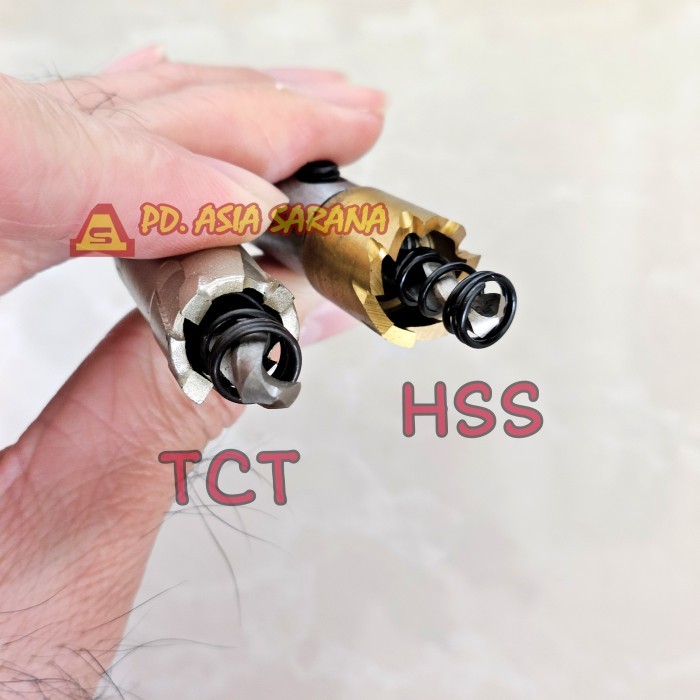 Hole Saw TCT Besi (20-25-30 mm) Set 3pcs Mata Bor Holesaw Pelubang EPC