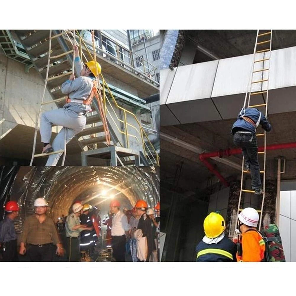 Tangga Darurat 5m Meter Tali Gantung Fire Exit Escape Ladder Gulung OL5