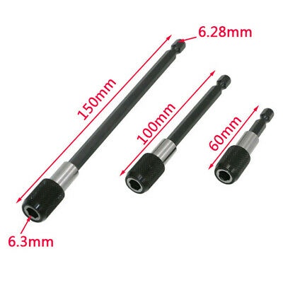 Adaptor Mata Obeng 3pcs set Panjang Extension Screwdriver Hex Bit Rod