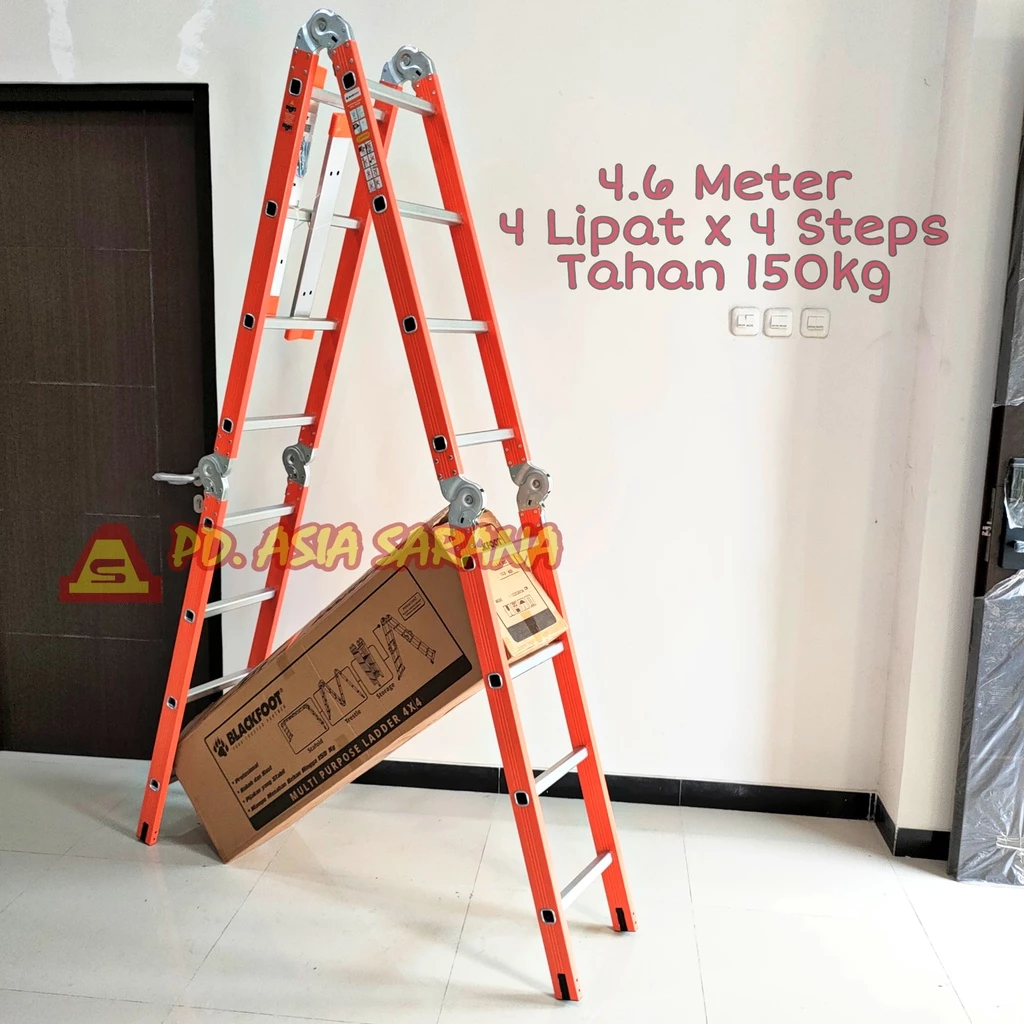 Tangga Lipat 4.6 Meter Multifungsi Blackfoot Multi Purpose Ladder 460