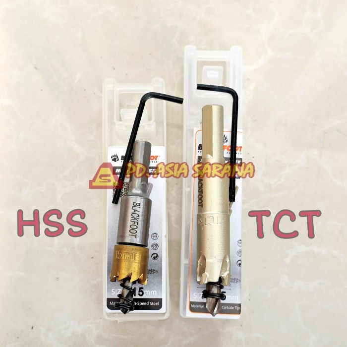 [14mm] Hole Saw HSS Besi 14 mm BLACKFOOT Mata Bor Lubang Holesaw ORI