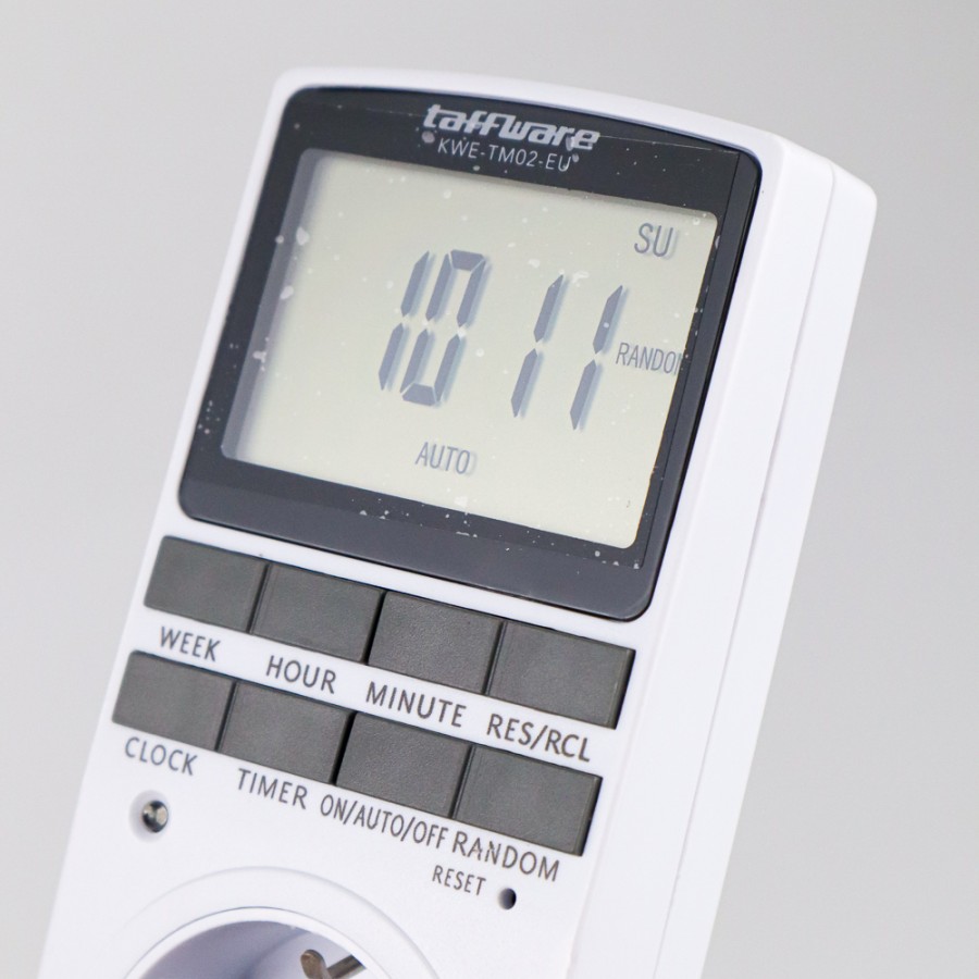 Stop Kontak Timer 10 Program Waktu Programmable Switch 230V 16A Colokan KWE-TM02-EU