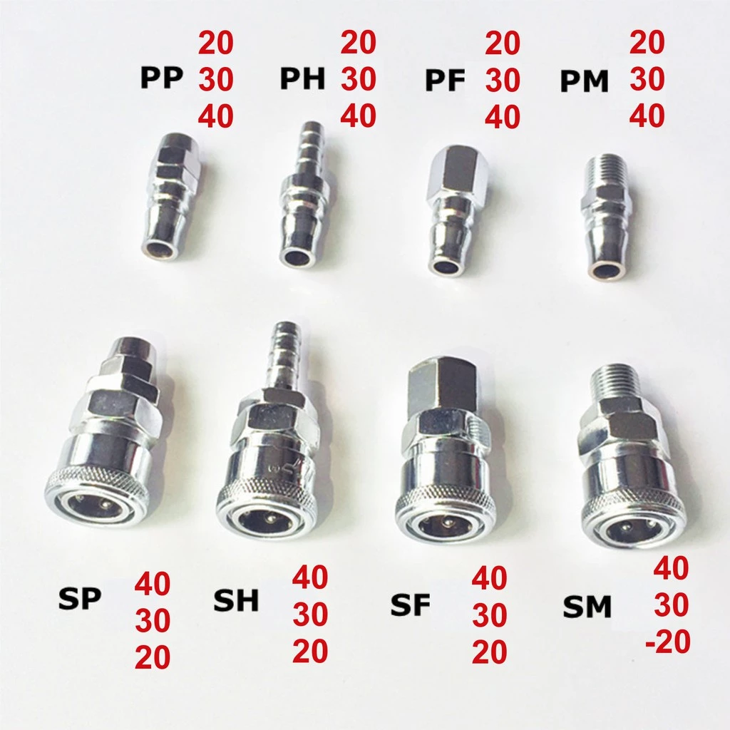 [PH20] Air Quick Coupler Plug BLACKFOOT Nepel Cuk Kopler Angin 20 PH