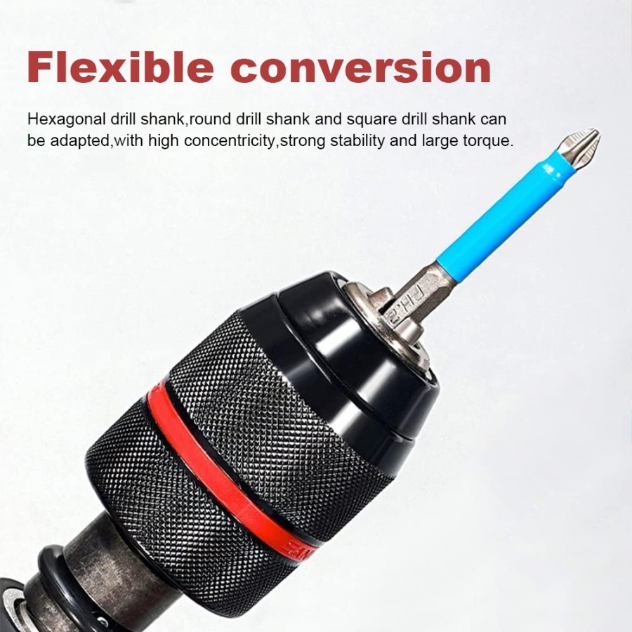 Keyless Chuck 13mm Kepala Bor 1/2" Inch Drill 20 UNF Satu Tangan JLD