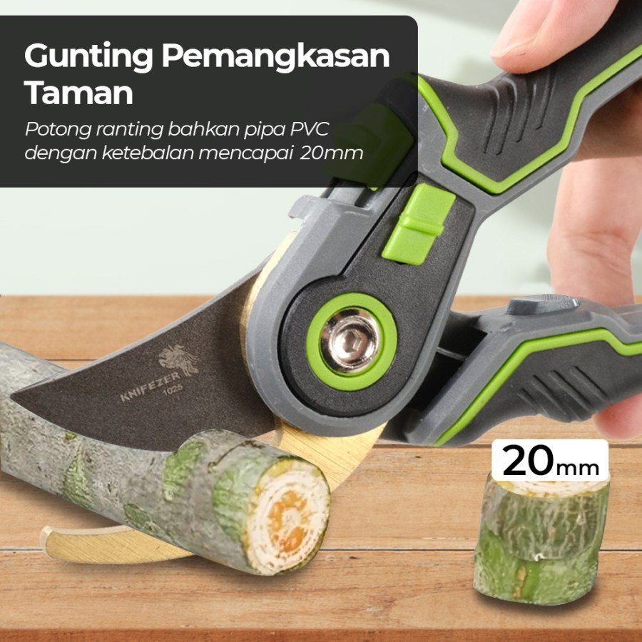 Gunting Taman Ranting 20mm Pruning Shear Scissors Bunga Batang Buah 1025