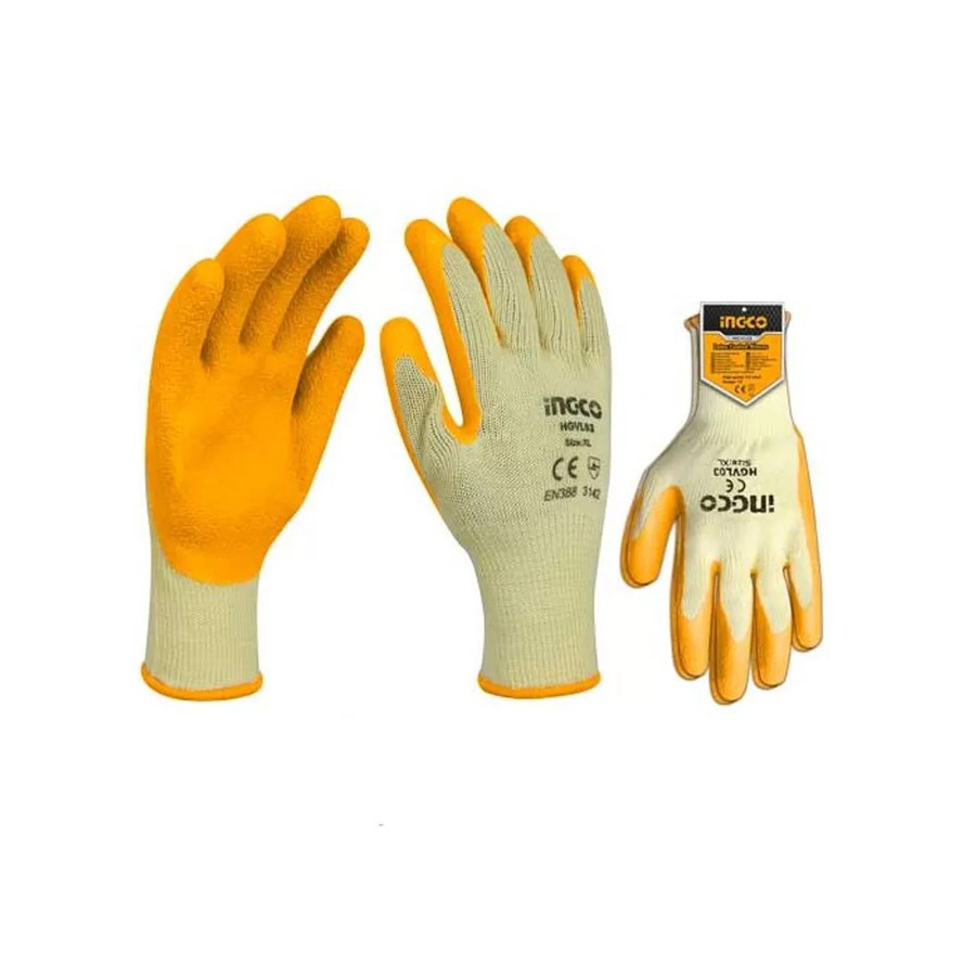 Safety Gloves Latex Tebal Coated INGCO HGVL05 Sarung Tangan Industri Kerja