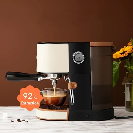 Mesin Kopi 20 Bar 1L Espresso Coffee Maker Frothing ZZUOM MX-CM6826T