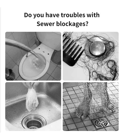 Drain Pipe Cleaner 3 Meter Pembersih Saluran Pipa Mampet 3M Kawat CHF1