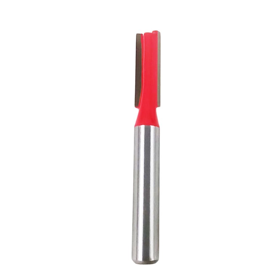 Mata Profil 6mm Straight Bit Pisau Mesin Kayu Router 1/4" Inch GT4