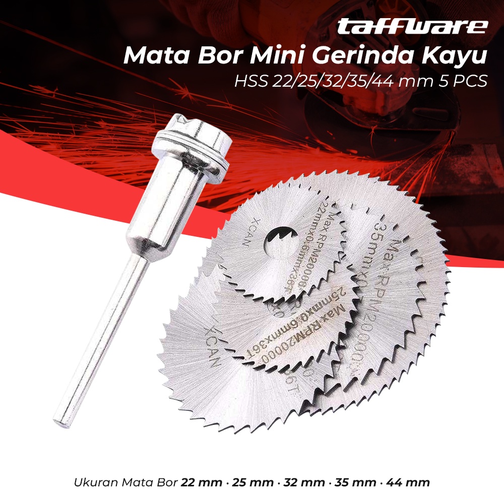 Mata Bor Gerinda Ukir 6pcs Set Mini HSS Mini Die Grinder Tuner TFW-586