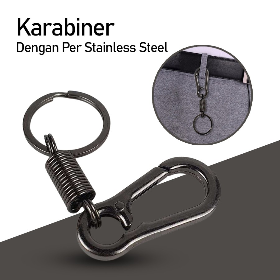 Carabiner Gantungan Kunci Quick Release Karabiner Key Chain Per LC-11 