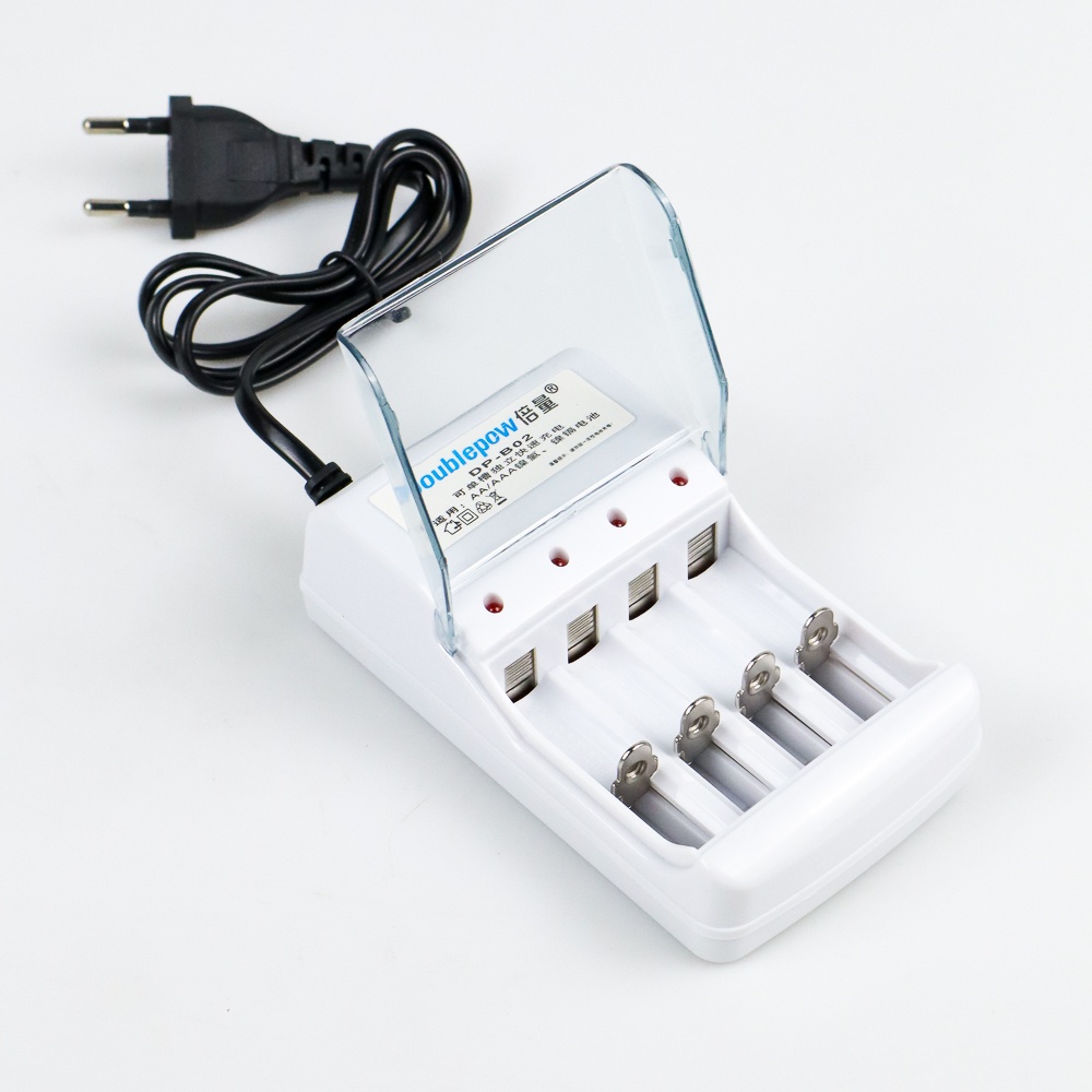 [4 Slot] Charger Baterai AAA atau AA DOUBLEPOW Battery 1200mAh DP-B02