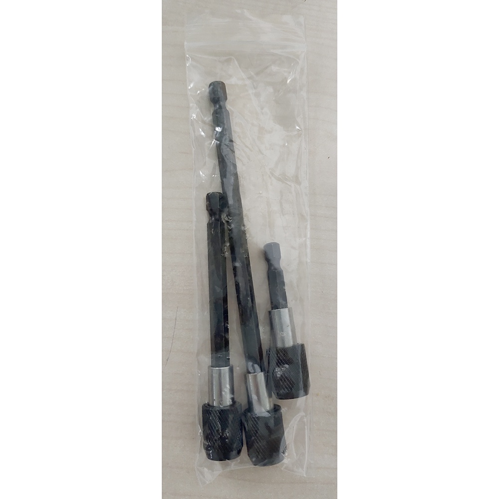 Adaptor Mata Obeng 3pcs set Panjang Extension Screwdriver Hex Bit Rod