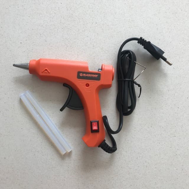 Mesin Lem Tembak Bakar 20w Blackfoot / Glue Gun Kecil 20 Watt