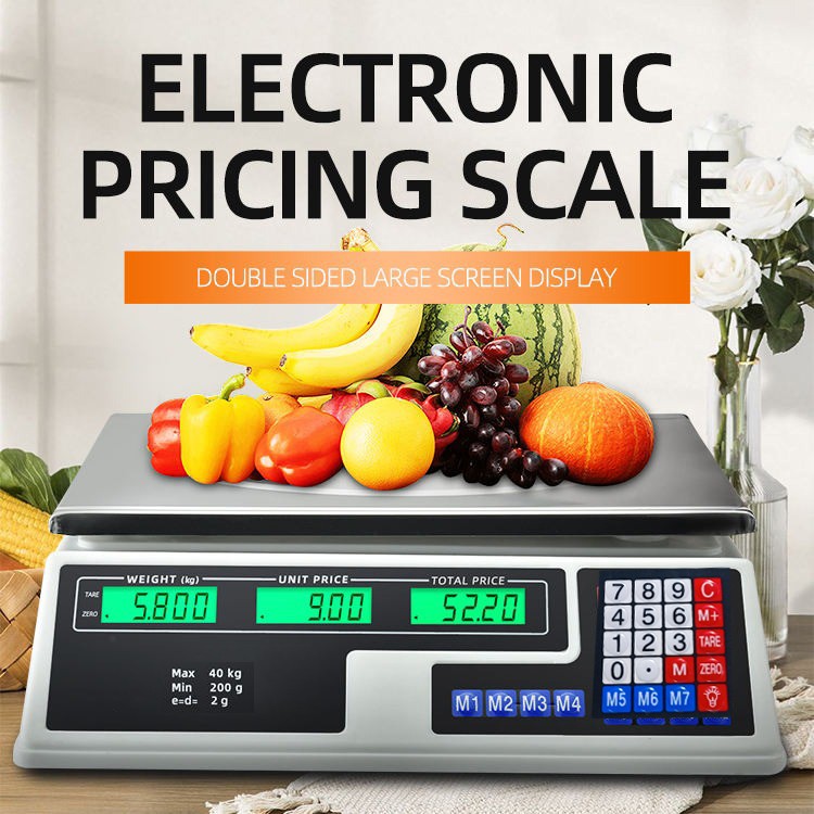 Timbangan Digital 40kg Barang Buah Laundry Sayur Harga LCD 40 Kg BC-209
