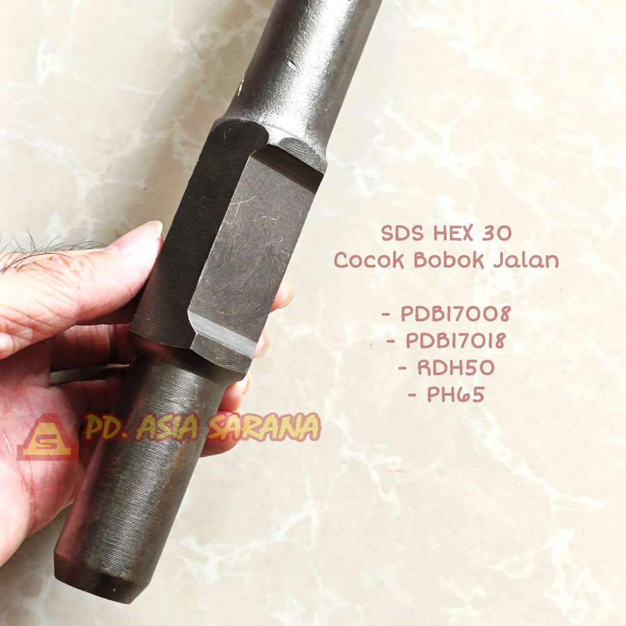 Mata Bobok Lancip SDS HEX 30x410mm INGCO DBC0314101 Jack Beton Point 30 PH65