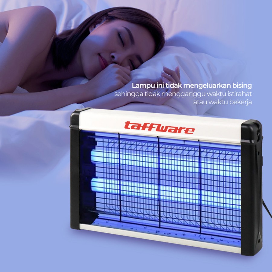 Perangkap Nyamuk 6W 40cm Lampu UV LED Anti Mosquito Bug Killer Watt A-91