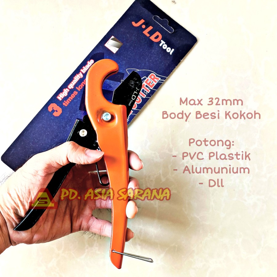 Pipe Cutter 16-32mm PVC JLD Pipa Air Gunting Tang Pemotong Paralon