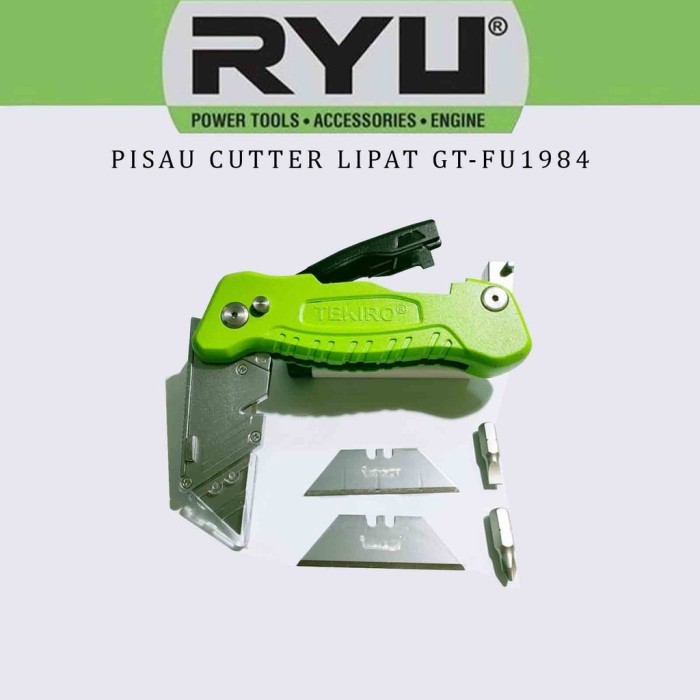 Cutter Pisau Lipat Dengan Obeng TEKIRO GT-FU1984 Utility Folding Knife