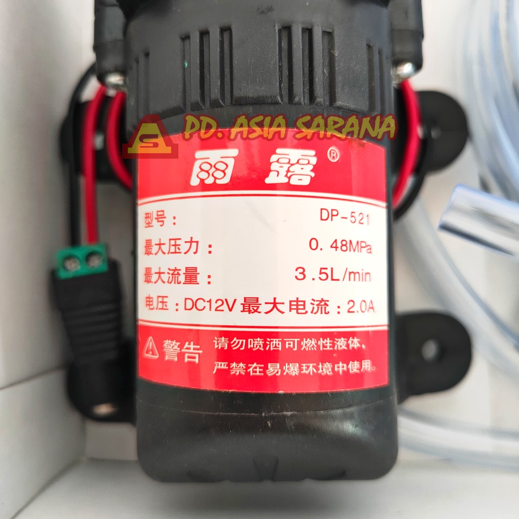 [70 Psi] Paket Mini Steam Cuci Motor DC 12v 2A Set / Mesin Stim Mobil