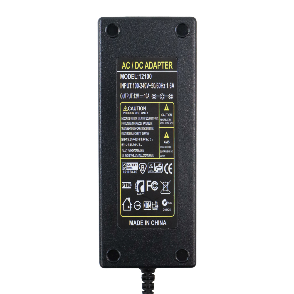 Power Adaptor AC to DC (12V 10A) Lighter Port Listrik Adapter 1210