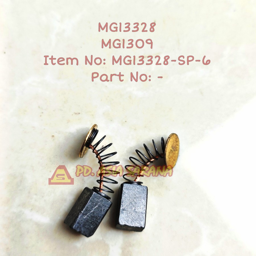 Carbon Brush Die Grinder INGCO MG13328-SP-6 Arang Mesin Bor Tuner AA014C00009