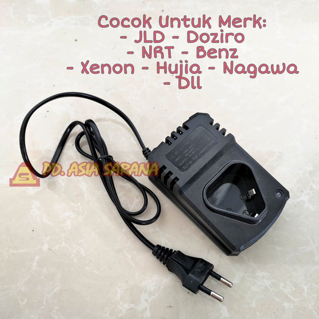 Fast Docking Charger Battery Cordless Drill JLD 12.6V Cas Baterai Bor