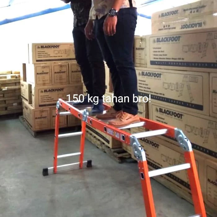 Tangga Lipat 4.6 Meter Multifungsi Blackfoot Multi Purpose Ladder 460