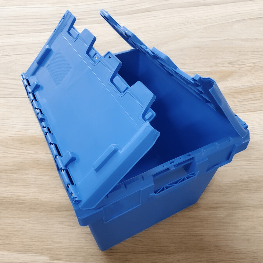 Box Container Susun 71x57x48.5cm 80L 50Kg Kotak Plastik Tutup Stackable WL-58