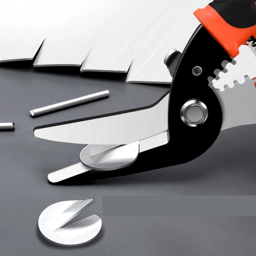 Gunting Baja Serbaguna Kupas Kawat Listrik Plat Besi Tinman Snip 706026