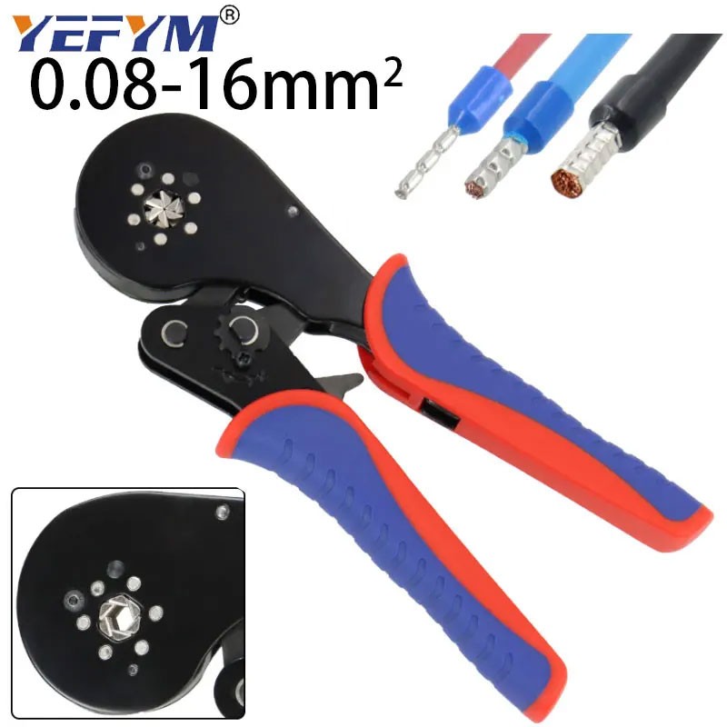 Tang Press Tubular 30-5 AWG 0.08-16mm2 Terminal Crimping Tools Pliers HSC8