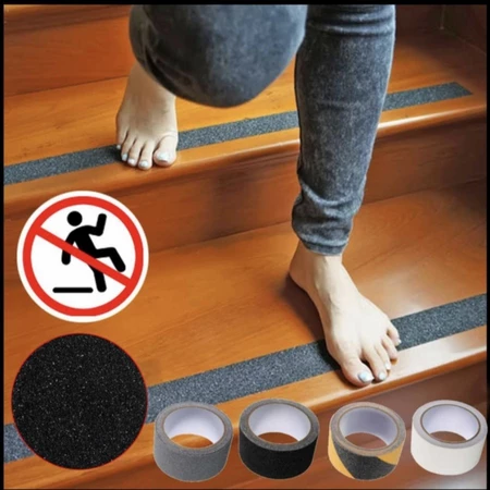 [Gray] Lakban Anti Licin Slip 5cmx5m Lantai Tangga Kasar Safety TFP-G