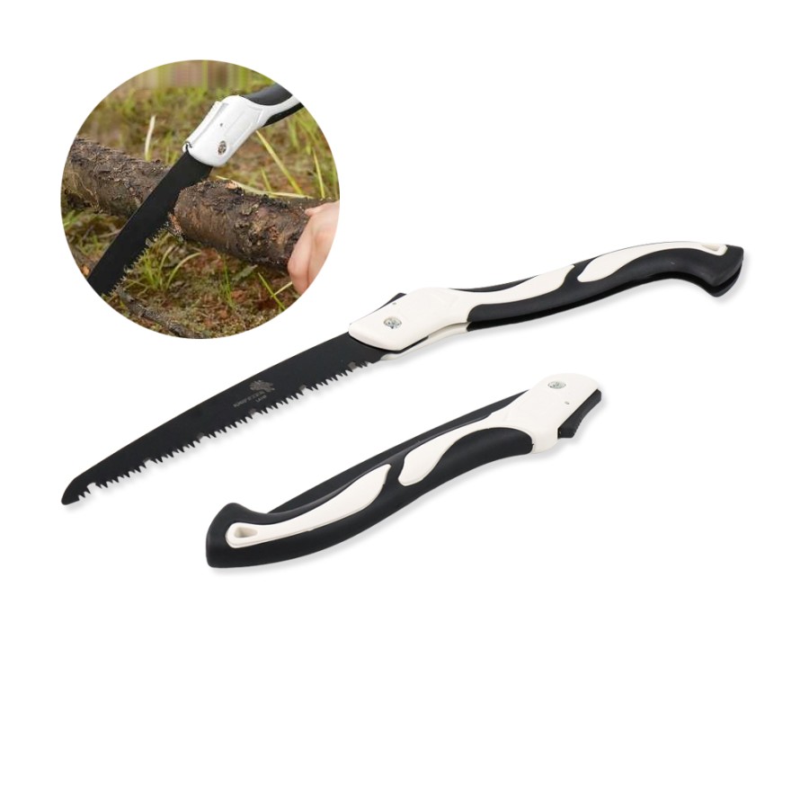 Gergaji Kayu Lipat 240mm SK5 Dahan Pohon Batang Folding Saw Bambu LA