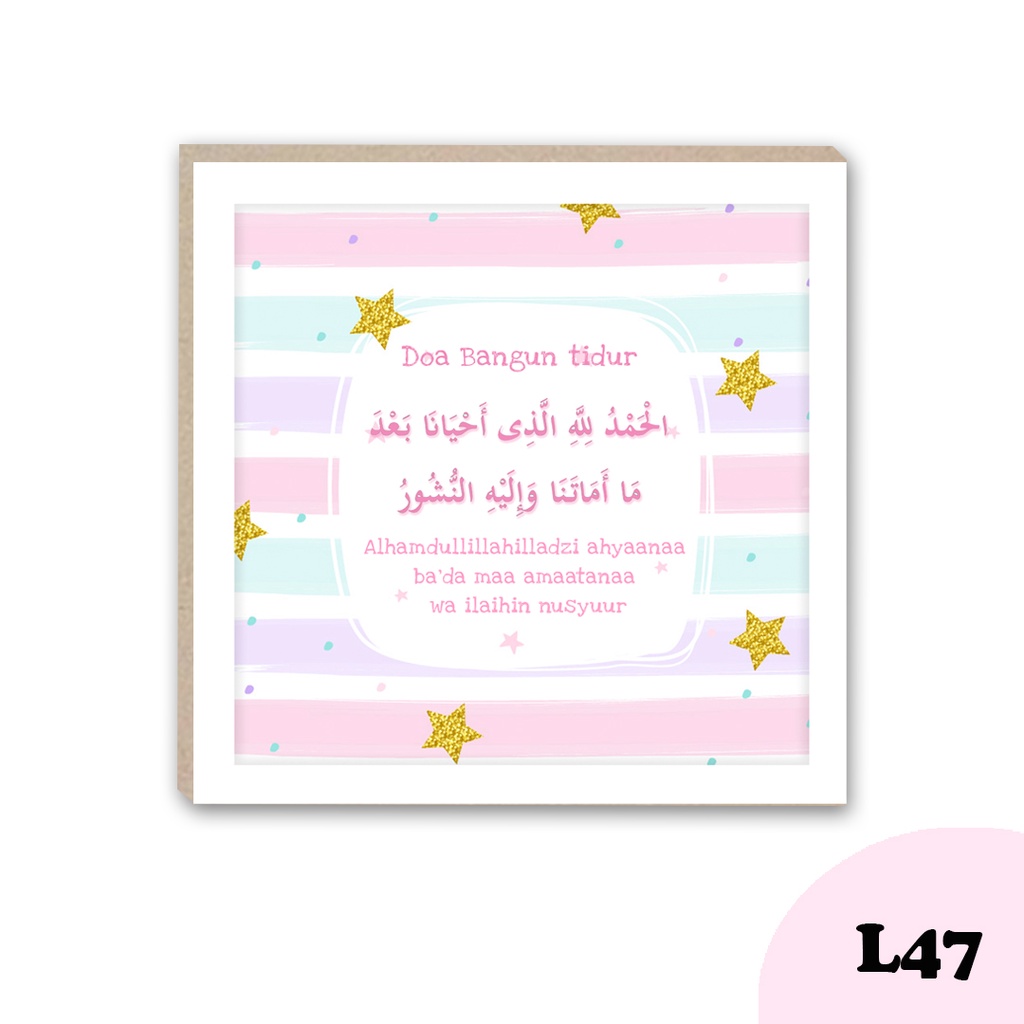 HIASAN dinding walldecor pajangan kamar anak perempuan dekorasi rumah warna pastel