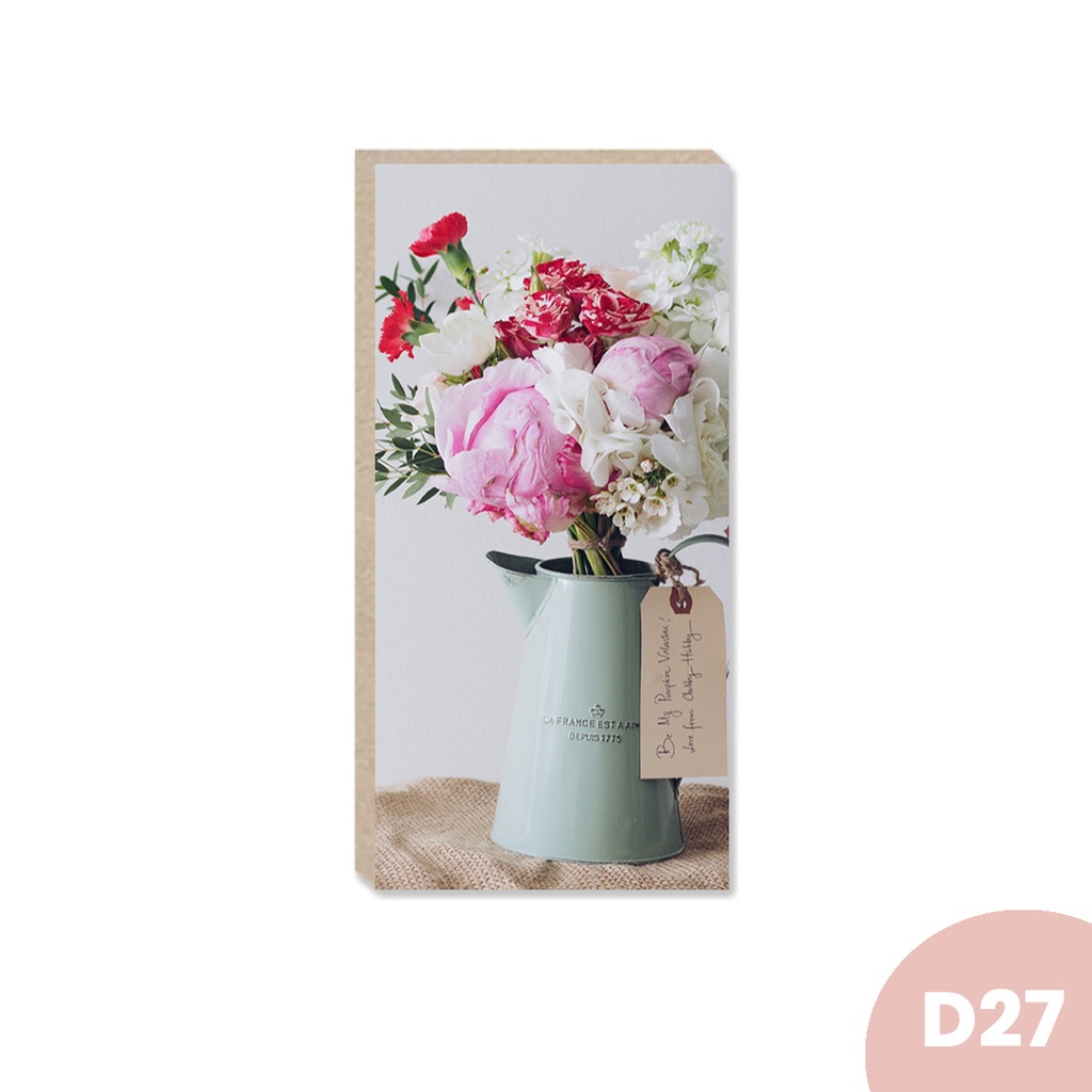 Hiasan dinding shabby chic motif bunga walldecor pajangan dekorasi dinding rumah