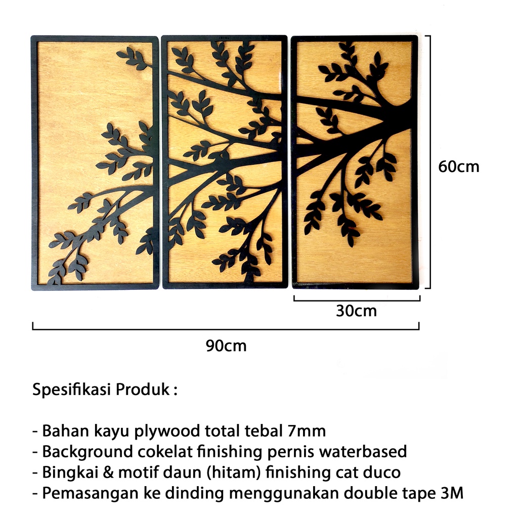 hiasan dinding aesthetic pajangan dinding aesthetic hiasan dinding ruang tamu hiasan kamar aesthetic hiasan dinding kamarMotif Daun