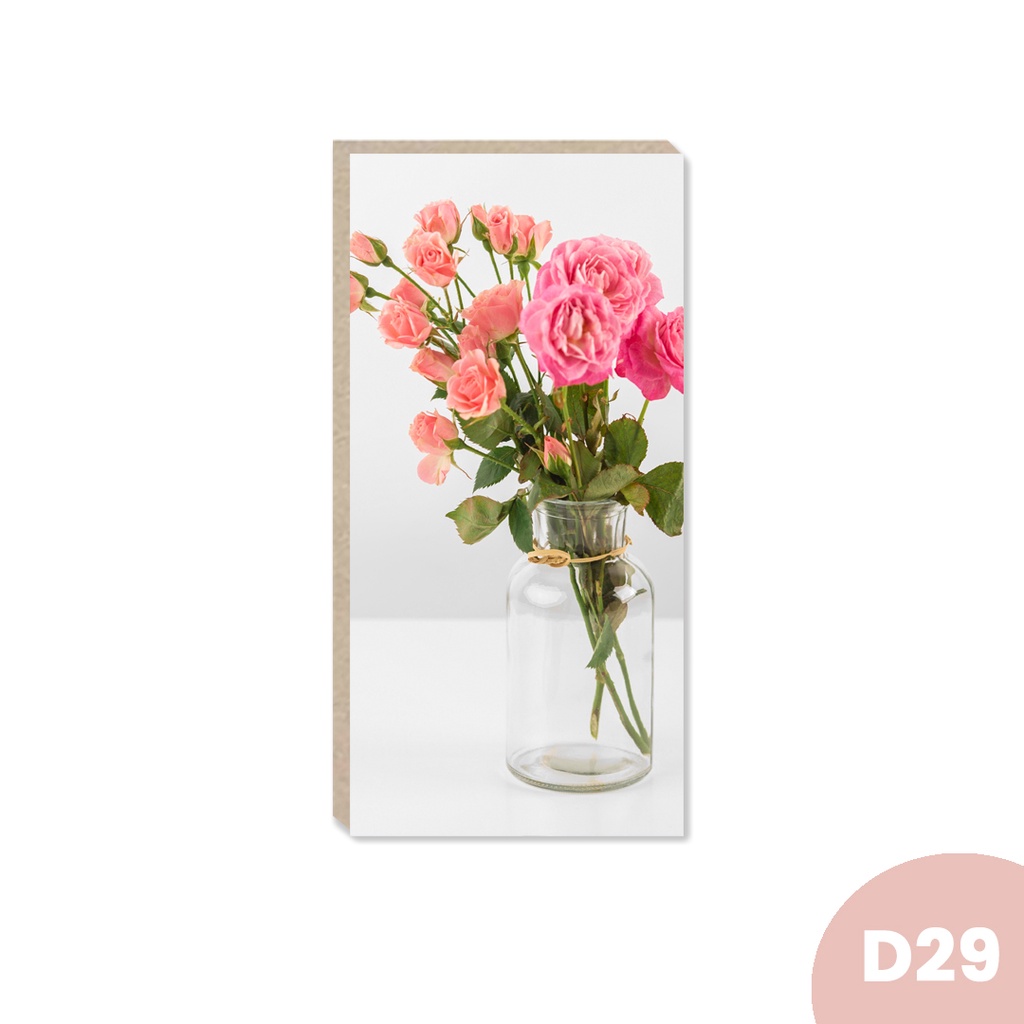 Hiasan dinding shabby chic motif bunga walldecor pajangan dekorasi dinding rumah