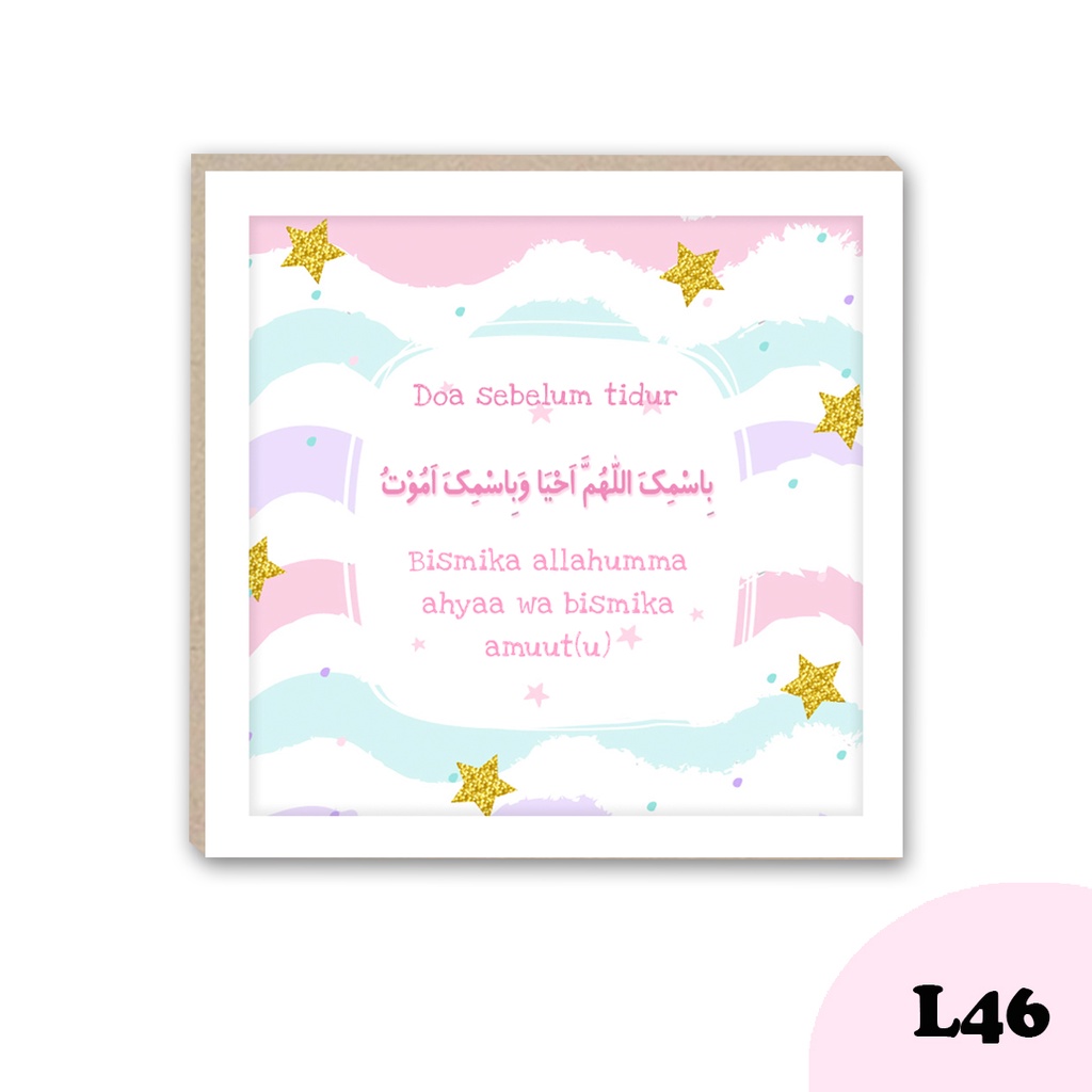 HIASAN dinding walldecor pajangan kamar anak perempuan dekorasi rumah warna pastel